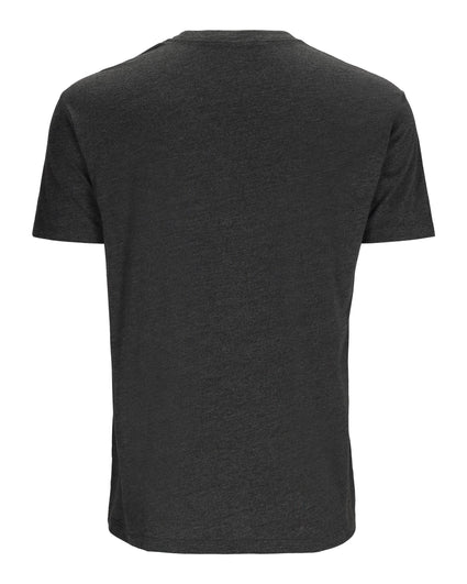12803-1165-Simms-Logo-T-Shirt-Mannequin-S24-Back Dark Gunmetal Heather