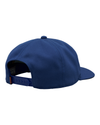 Back Detail Blue cap on a white background