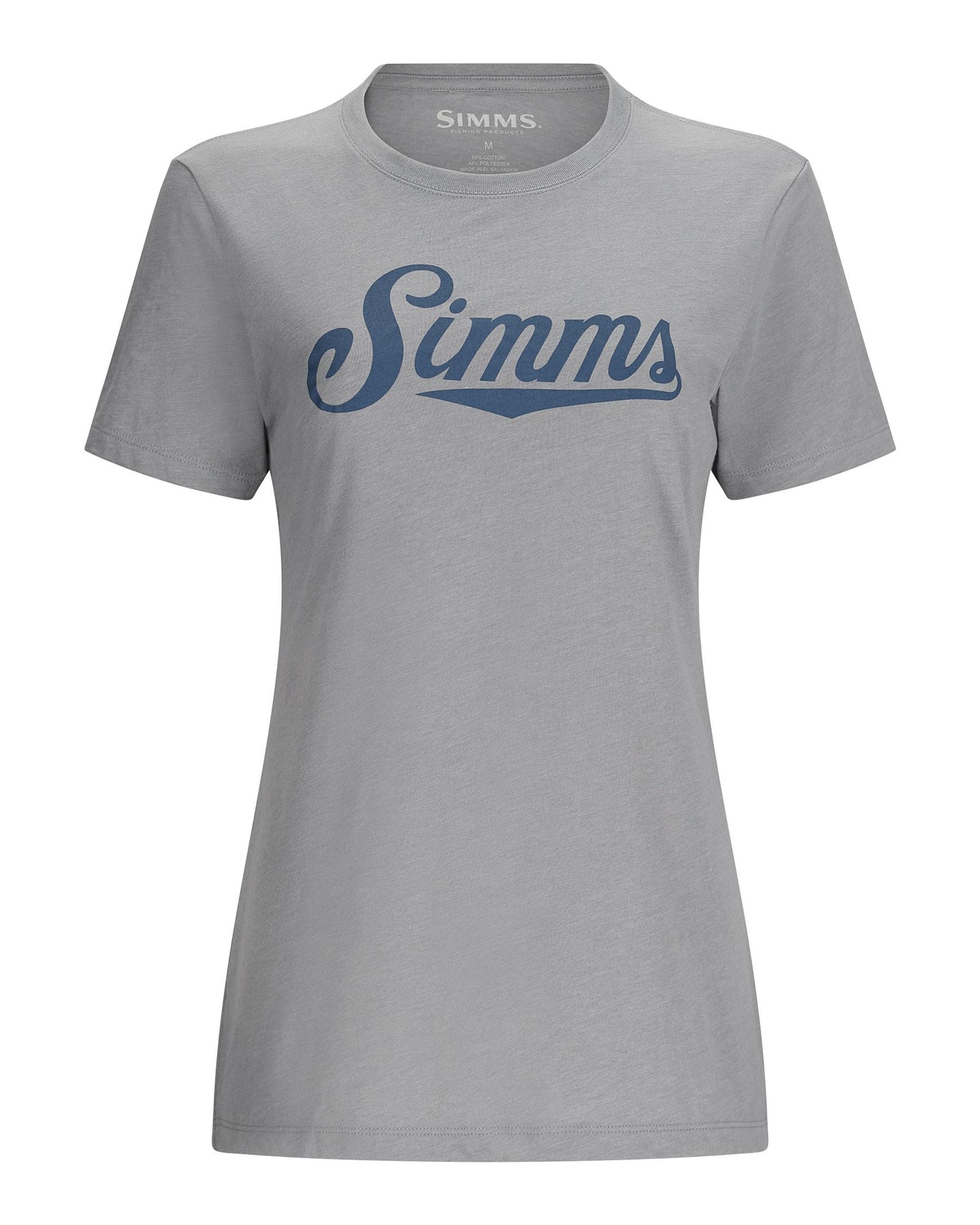14104-1181-Crew-Logo-T-Shirt-Mannequin-S24-Front Cinder Heather