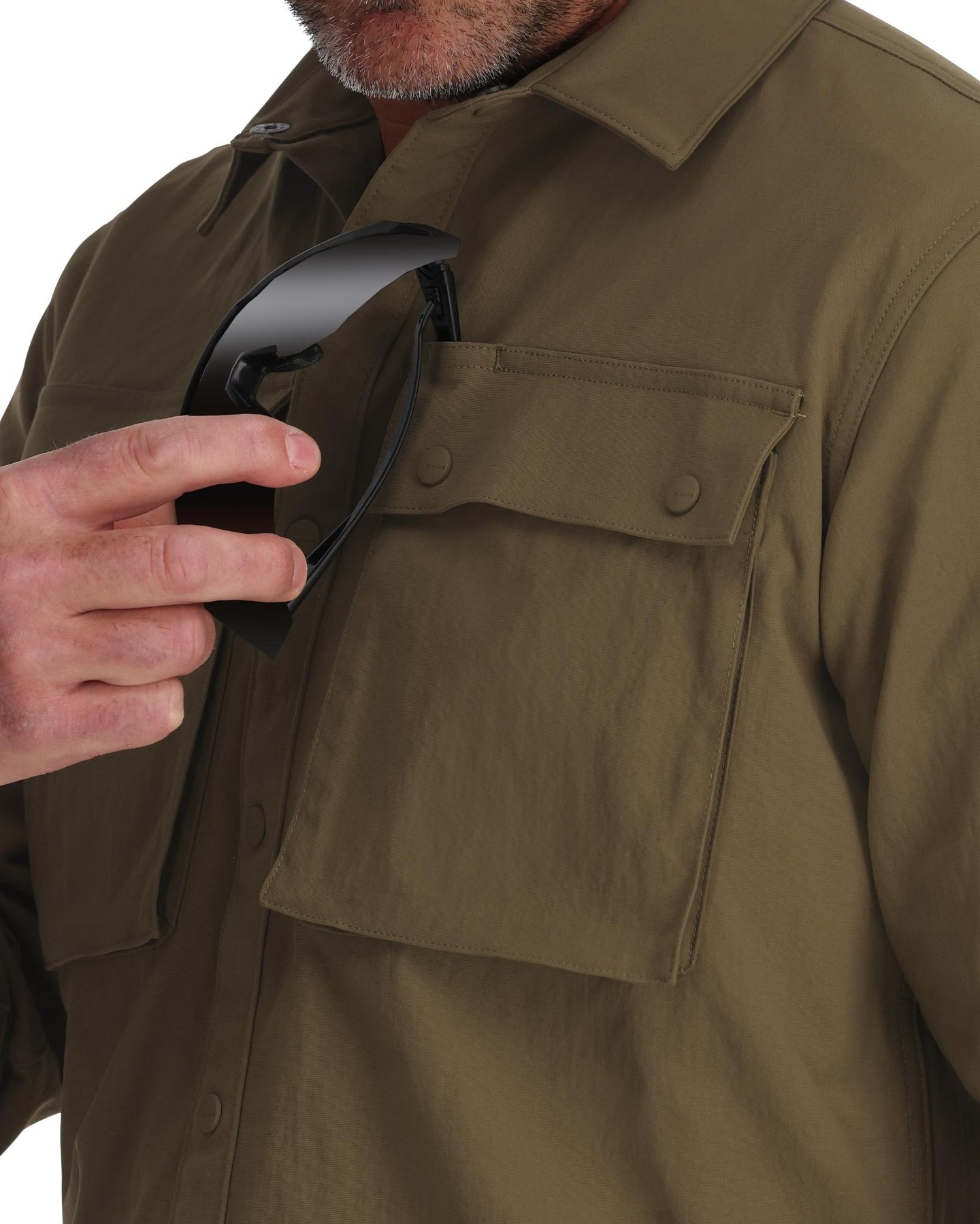 14109-1211-Lodge-Work-Shirt-Model-F24