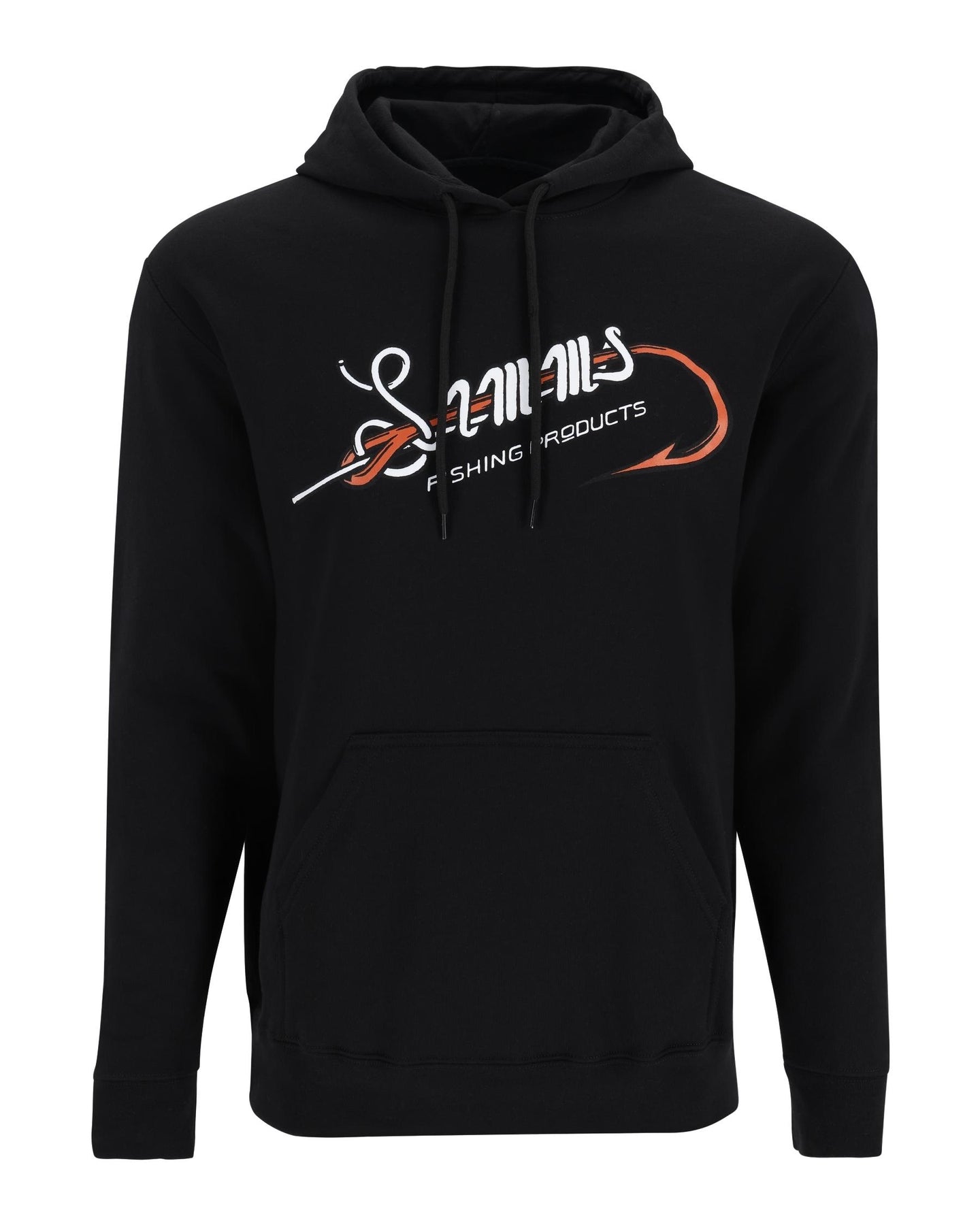 unisex-hook-and-loop-hoody Black