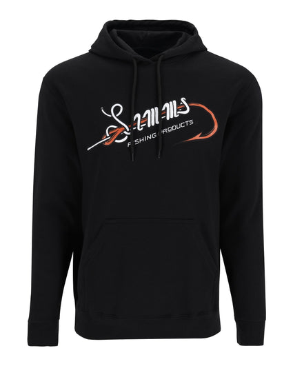 unisex-hook-and-loop-hoody Black