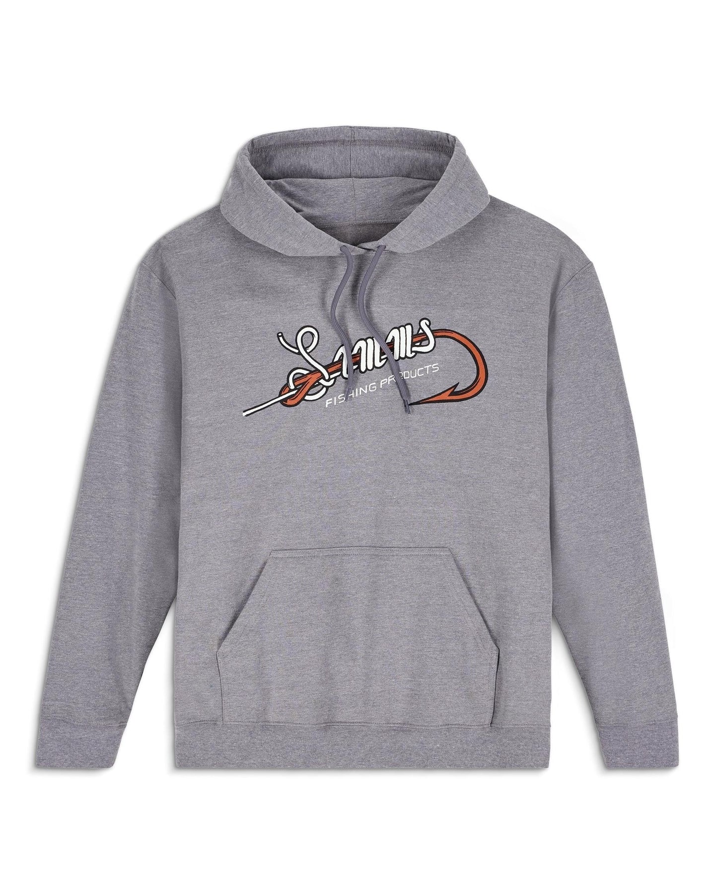 unisex-hook-and-loop-hoody Grey Heather