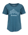 13520-861-womens-floral-trout-t-shirt-steel-blue-heather_s22-front Steel Blue Heather