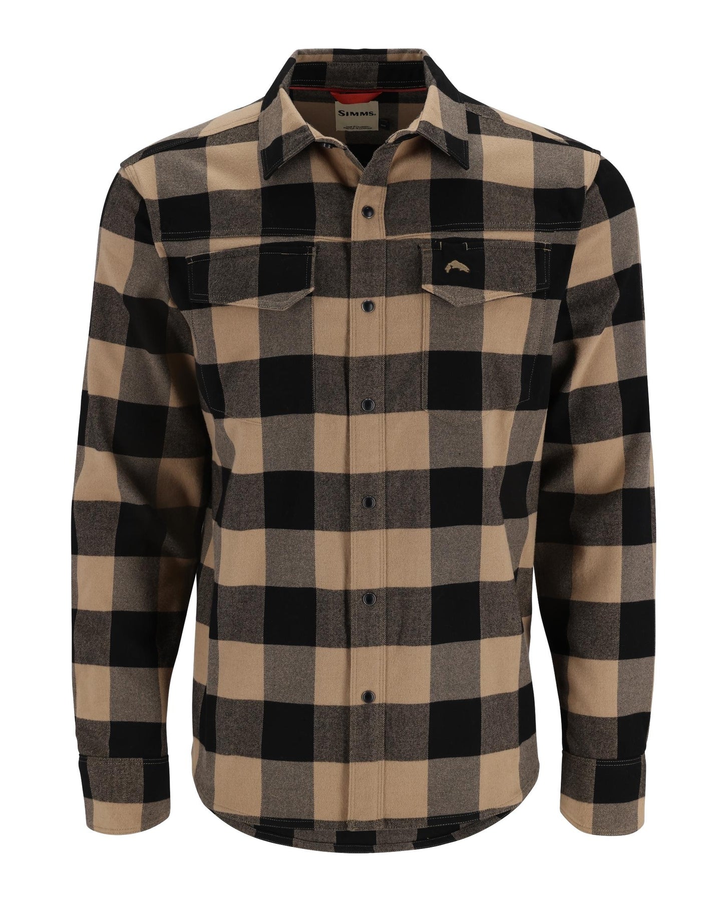 11896-1220-Gallatin-Flannel-LS-Shirt-Mannequin-F24-Front Cork Buffalo Check