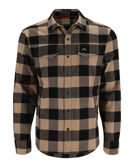 11896-1220-Gallatin-Flannel-LS-Shirt-Mannequin-F24-Front Cork Buffalo Check