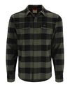 11896-1273-Gallatin-Flannel-LS-Shirt-Mannequin-F24-Front Loden Buffalo Check