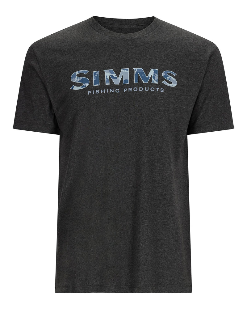 Simms Logo T-Shirt RC Dark Clover/Military Heather / M