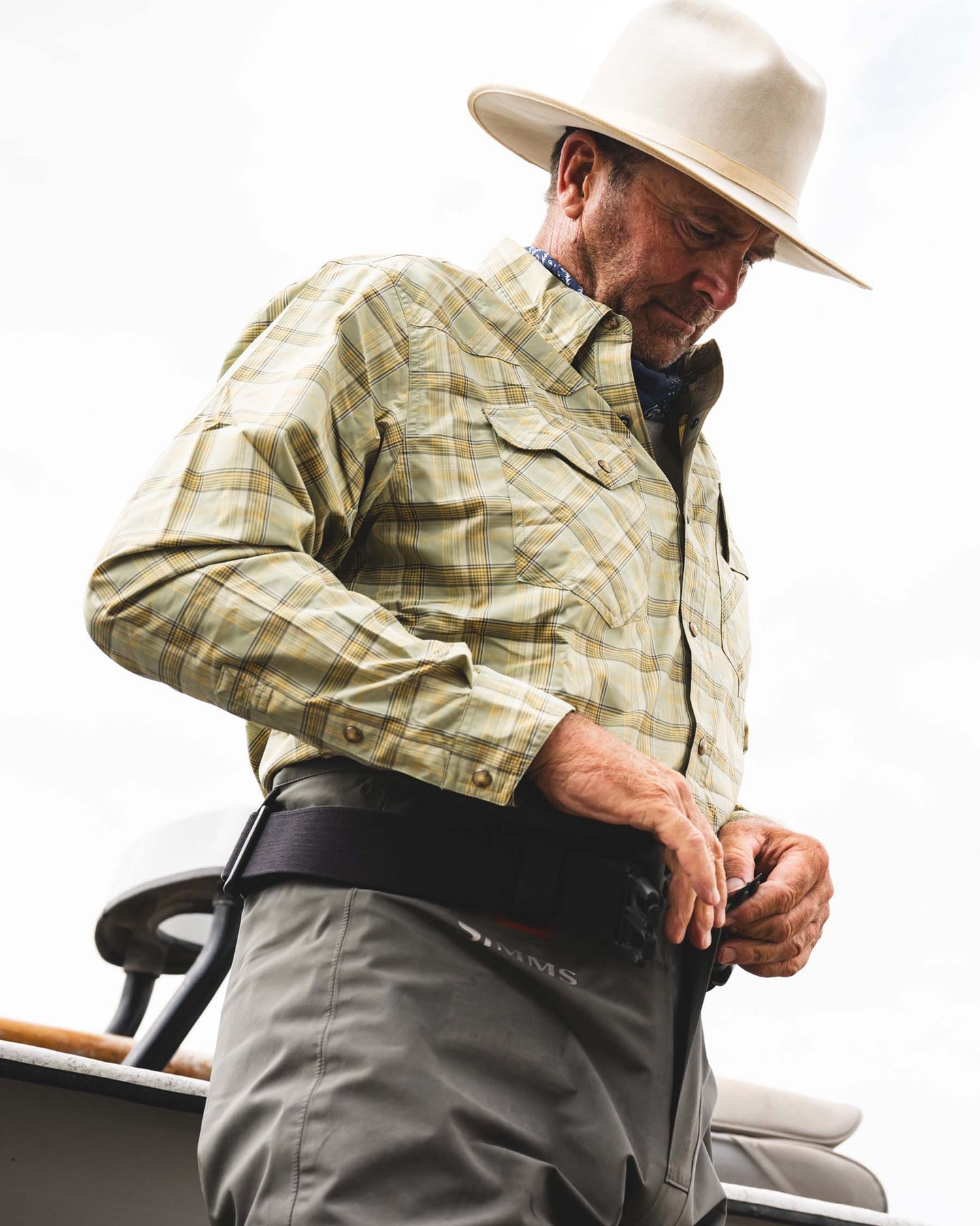 Wrangler Ls Fishing Shirt - Seconde main Chemise homme - Vert - M Wrangler Ls Fishing Shirt - Seconde main Chemise homme - Vert - M