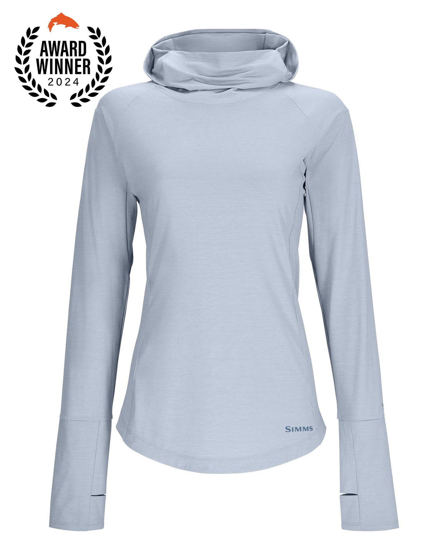 womens-solarflex-cooling-hoody Steel Blue