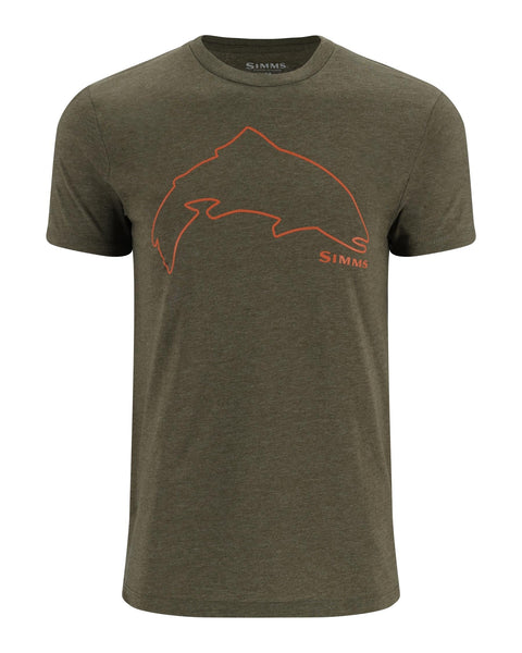 13519-1274-Trout-Outline-T-