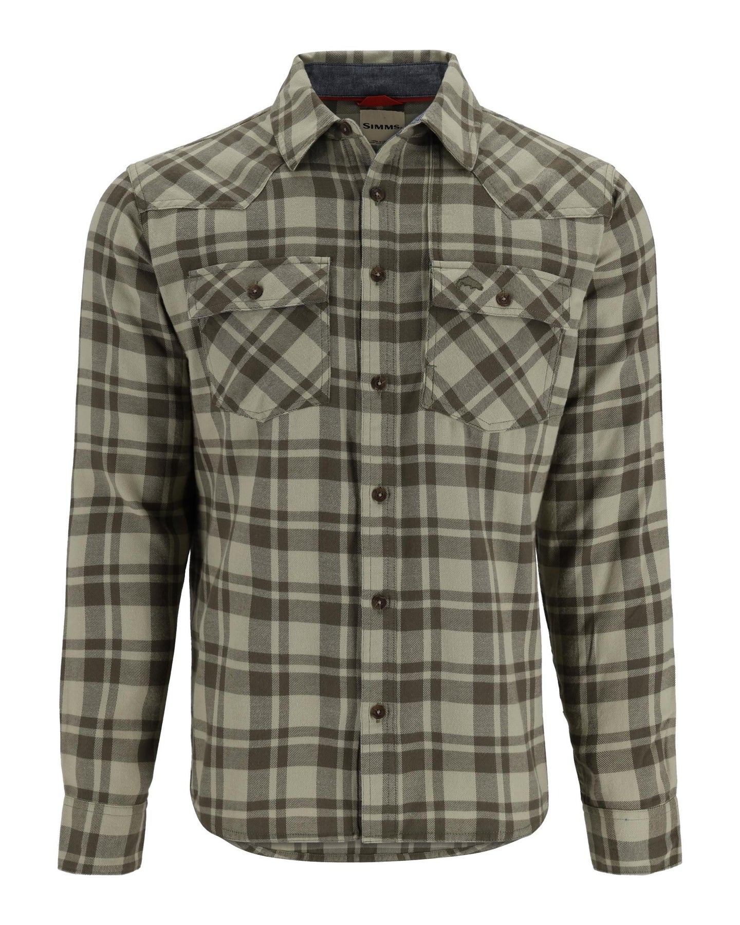 13559-1270-Santee-Flannel-Mannequin-F24-Front Pale Pine Shadow Box Plaid