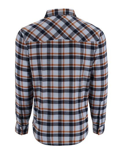 ms-santee-flannel Steel Blue Shadow Box Plaid