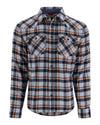 13559-1286-Santee-Flannel-Mannequin-F24-Front Steel Blue Shadow Box Plaid