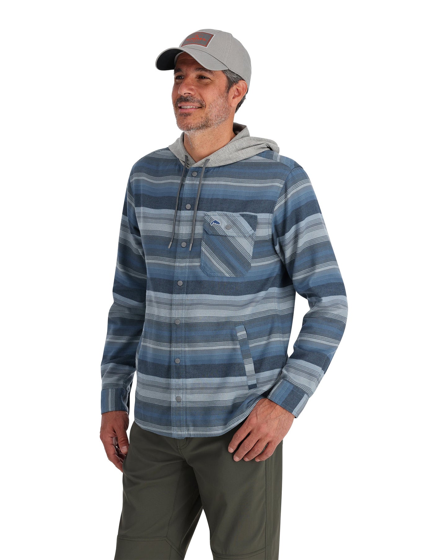       13562-1142-santee-flannel-hoody-model-f23-front