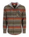13562-1193-Santee-Flannel-Hoody-Mannequin-F23-front Clay/Cork Stripe