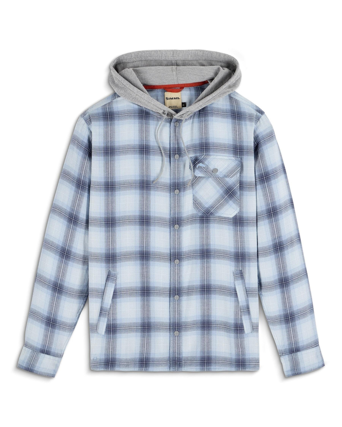 13562-1360-Ms-Santee-Flannel-Hoody-Pinboard-F25-Front Ely Plaid: Bimini