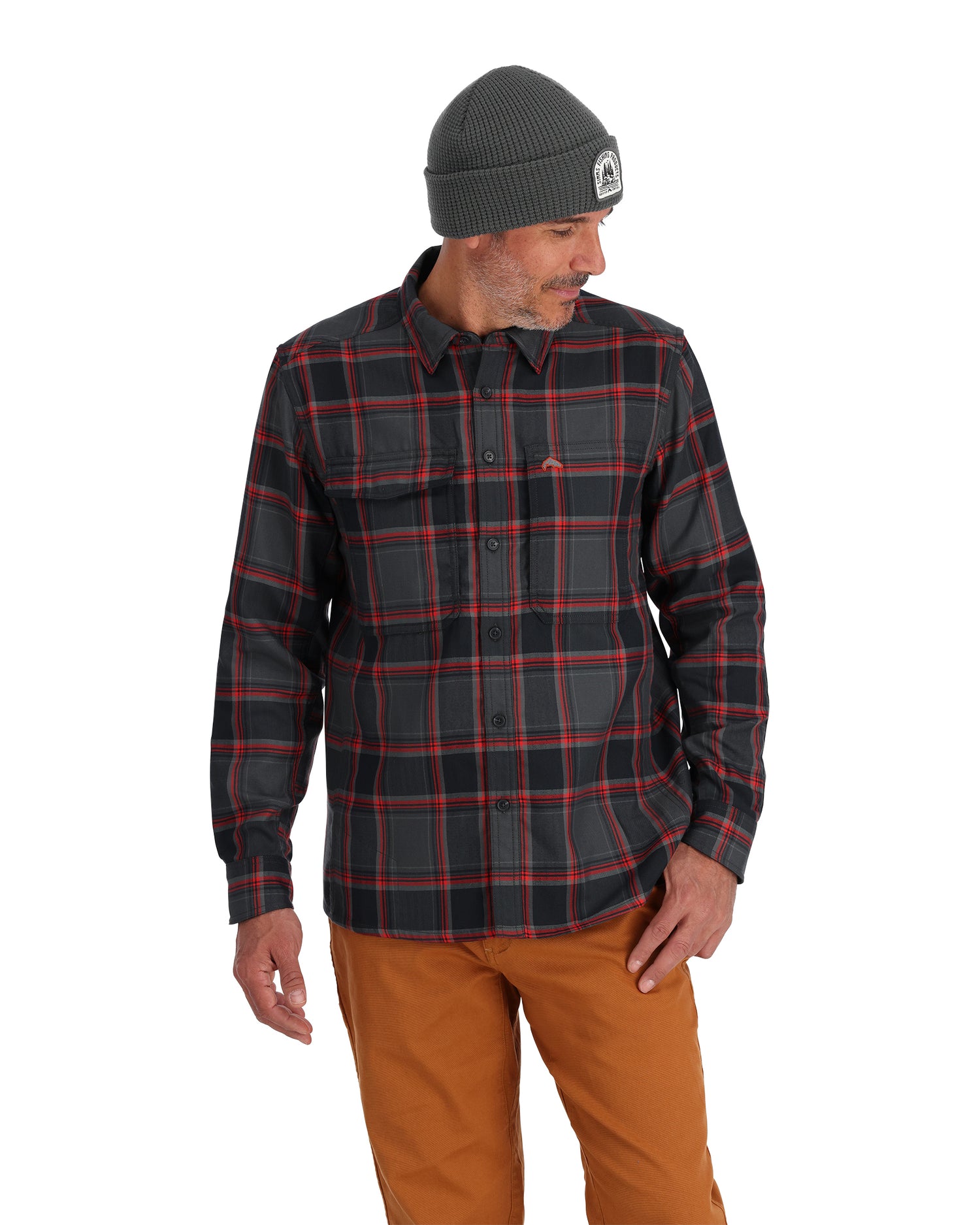 Simms Guide LS Shirt - Marle - Dark Slate - The Fly Shack Fly Fishing