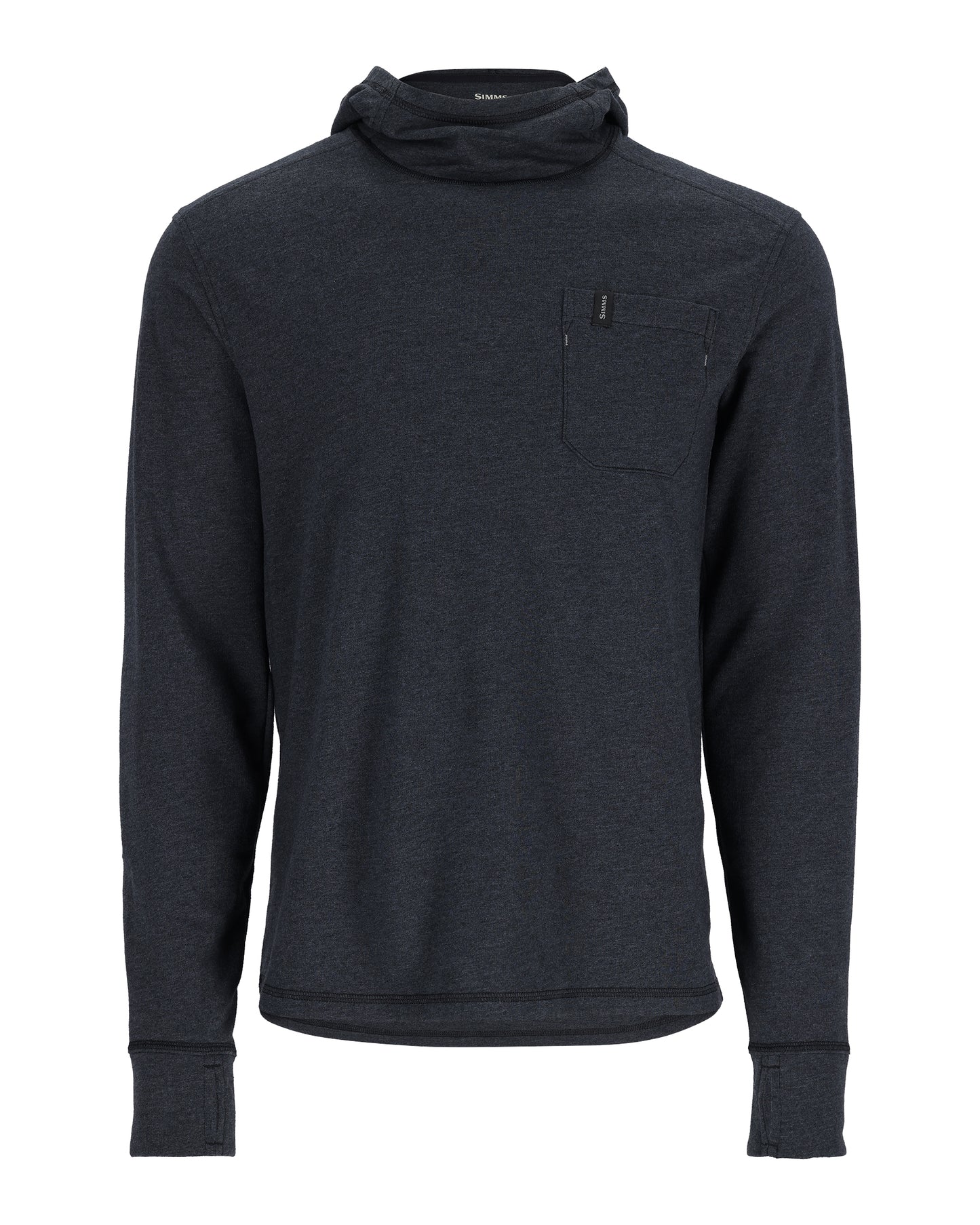 Simms Lager Script Hoodie - Charcoal Heather - Size Large - NOW ON SALE