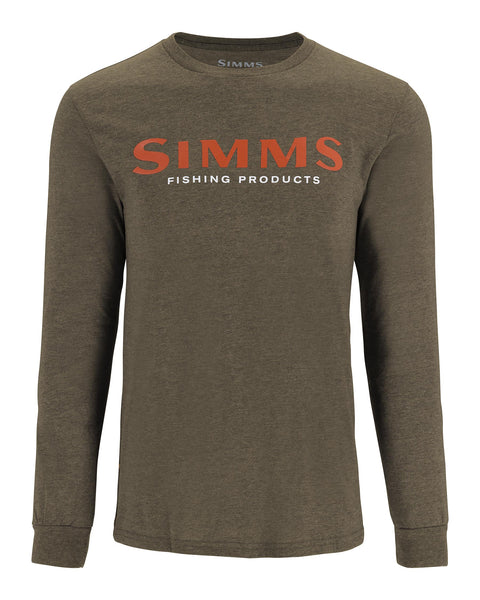 SIMMS シムス フィッシング ロンT ネイビー M（L） 13626-1274-Simms-Logo-LS-T-