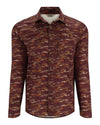 13643-1269-Simms-Challenger-LS-Shirt-Mannequin-F24-Front Mahogany Riverbed Print
