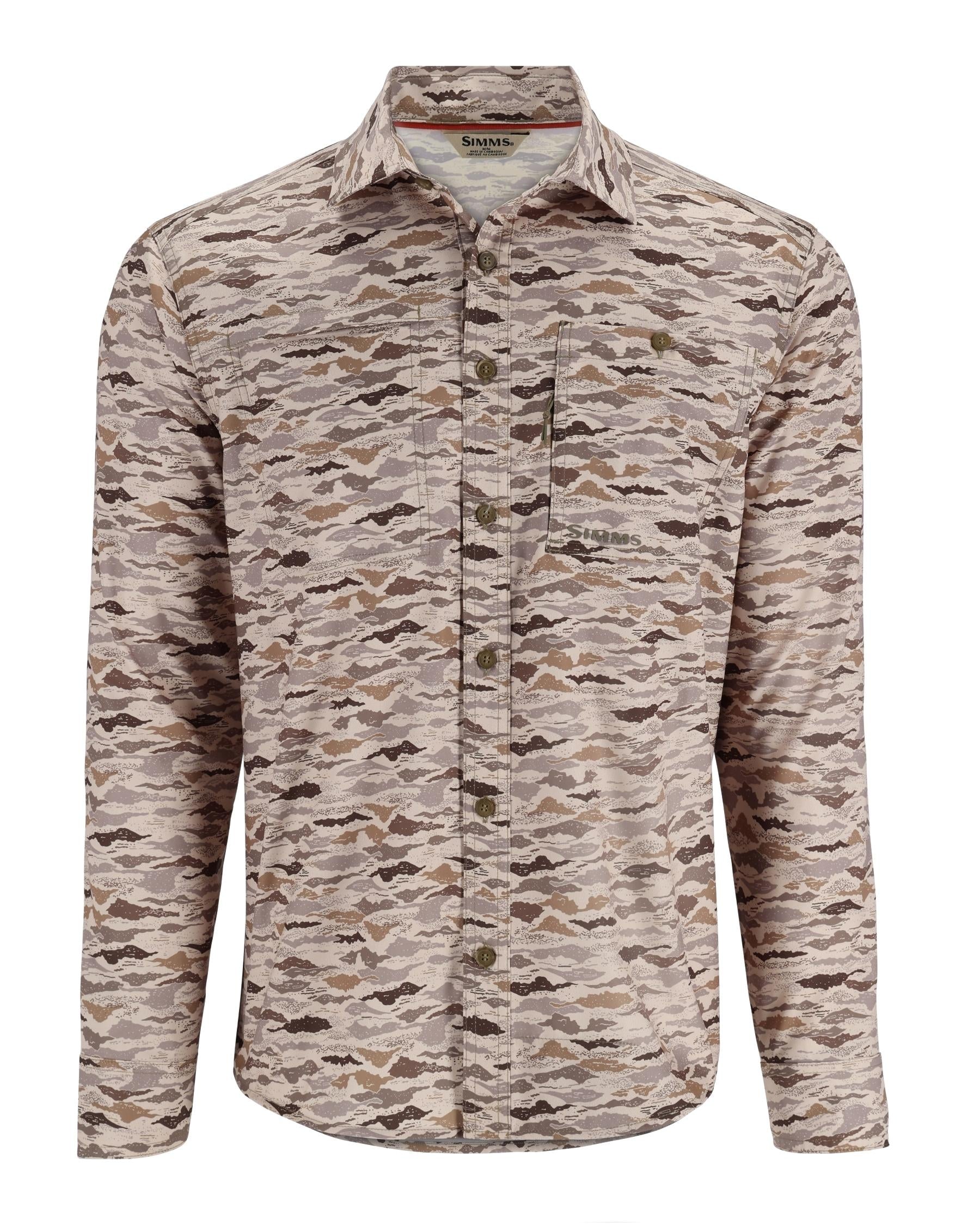 Simms Chemise à manches longues Challenger pour homme Simms Chemise à manches longues Challenger pour homme