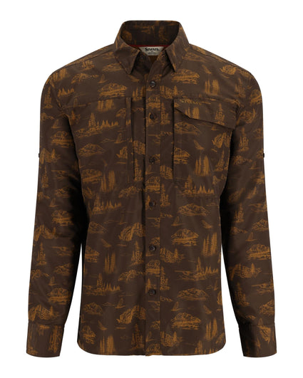13645-1266-Guide-Shirt-Mannequin-F24-Front Hickory Mayfly Print