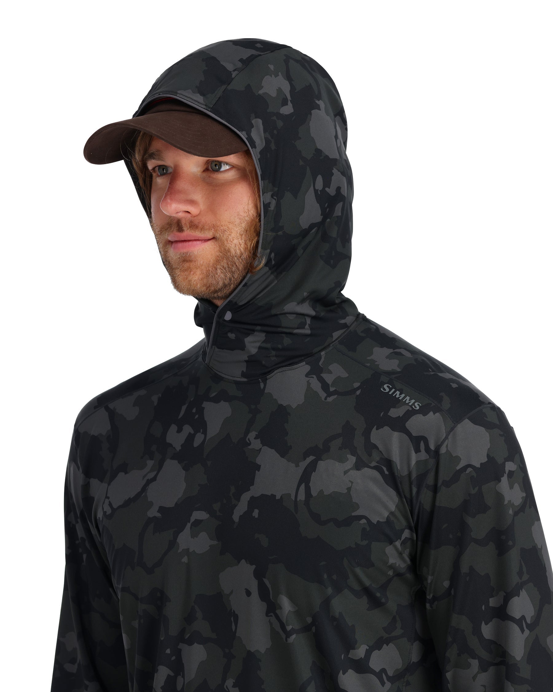 M's SolarFlex® Hoody -Camo | Past Season's Style | Simms Fishing