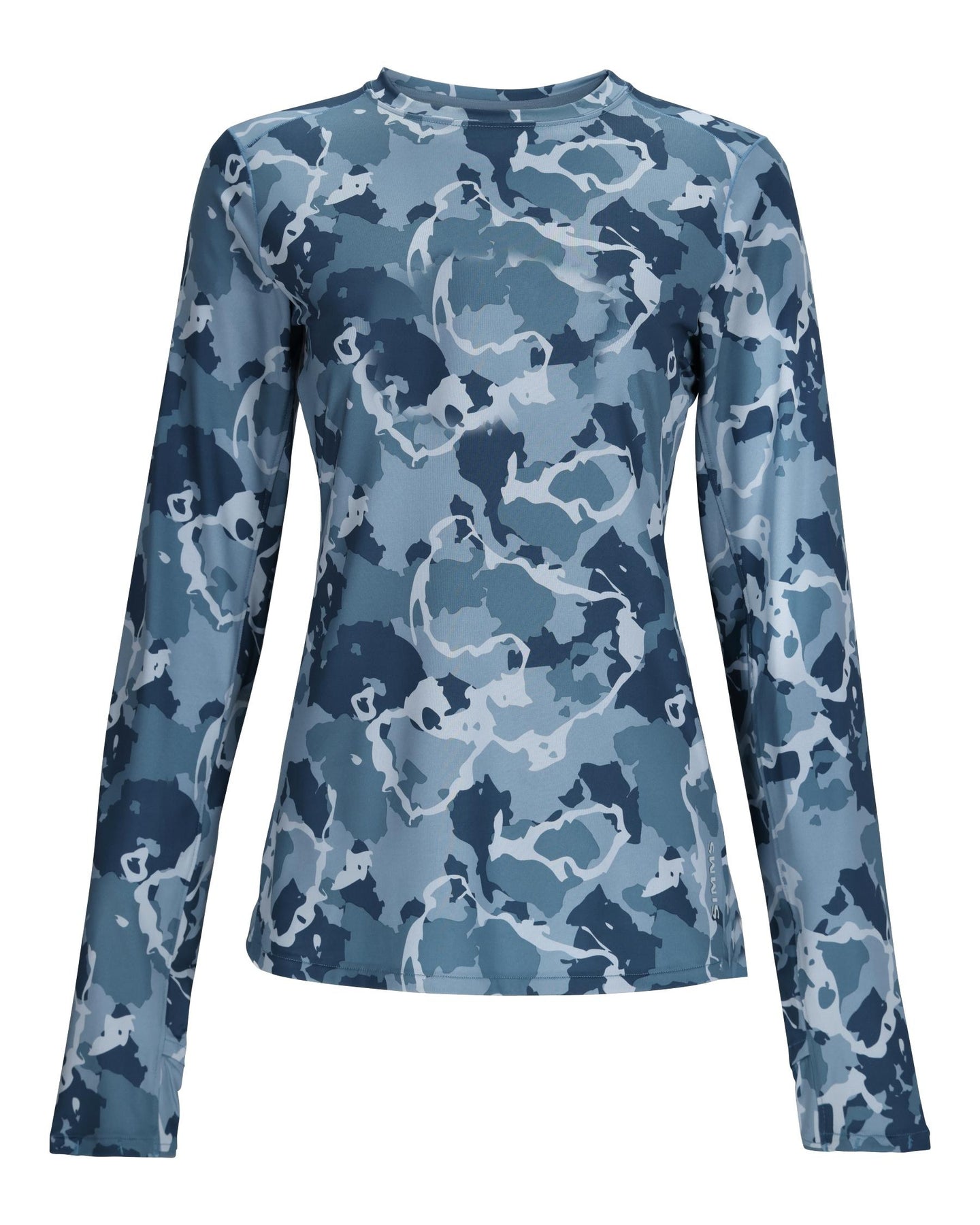 13670-1079-SolarFlex-Crew-Mannequin-S24-Front Regiment Camo Neptune