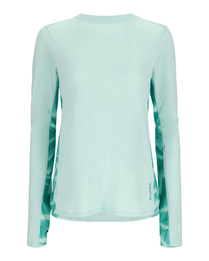 13670-2044-solar-flex-crew-Mannequin-s23-front_8a3d95c7-e2ff-4c28-92e1-09f65a71ac80 Sea Breeze/Wave Print Gulf Blue