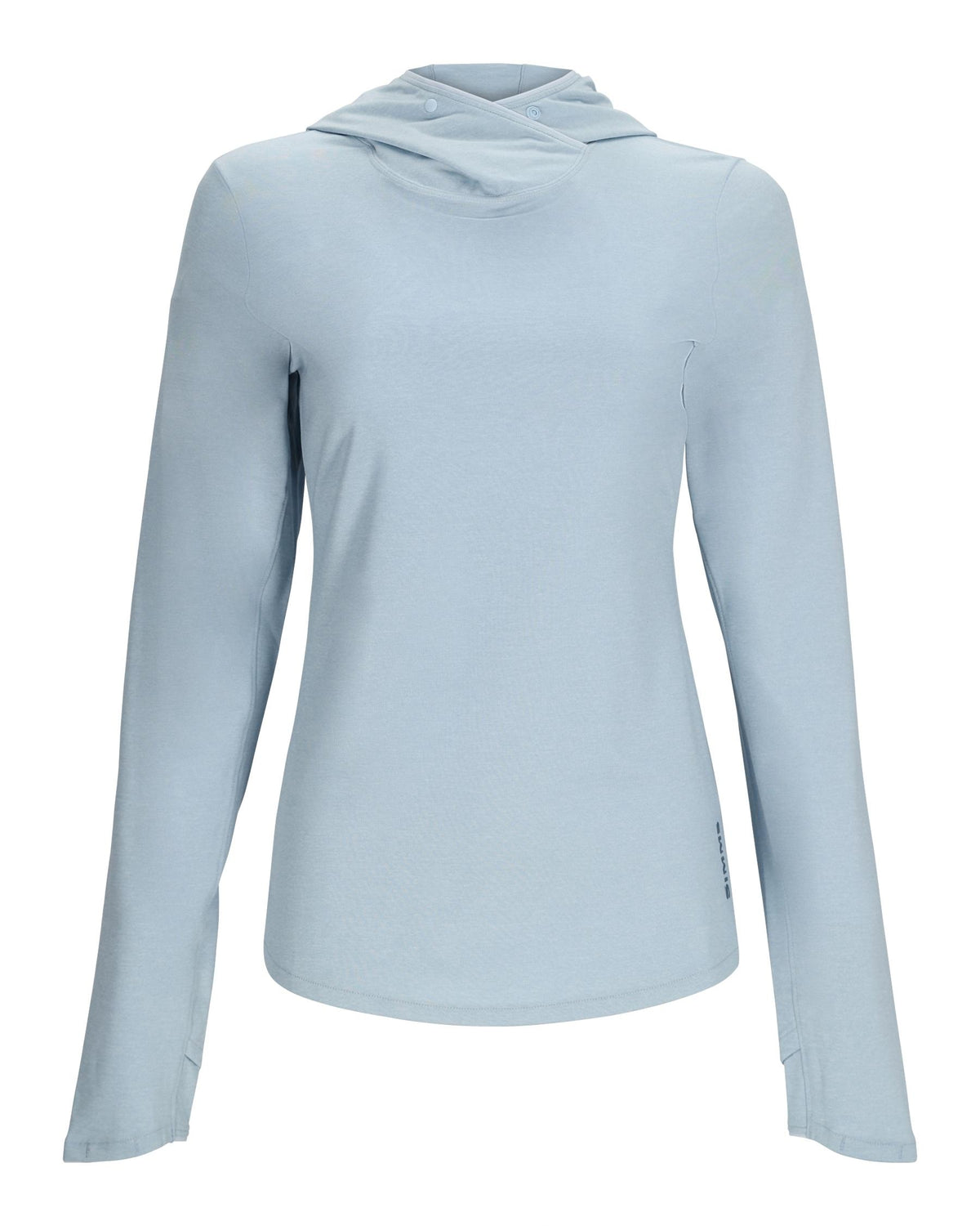 13671-861-SolarFlex-Hoody-Mannequin-S24-Front Steel Blue Heather