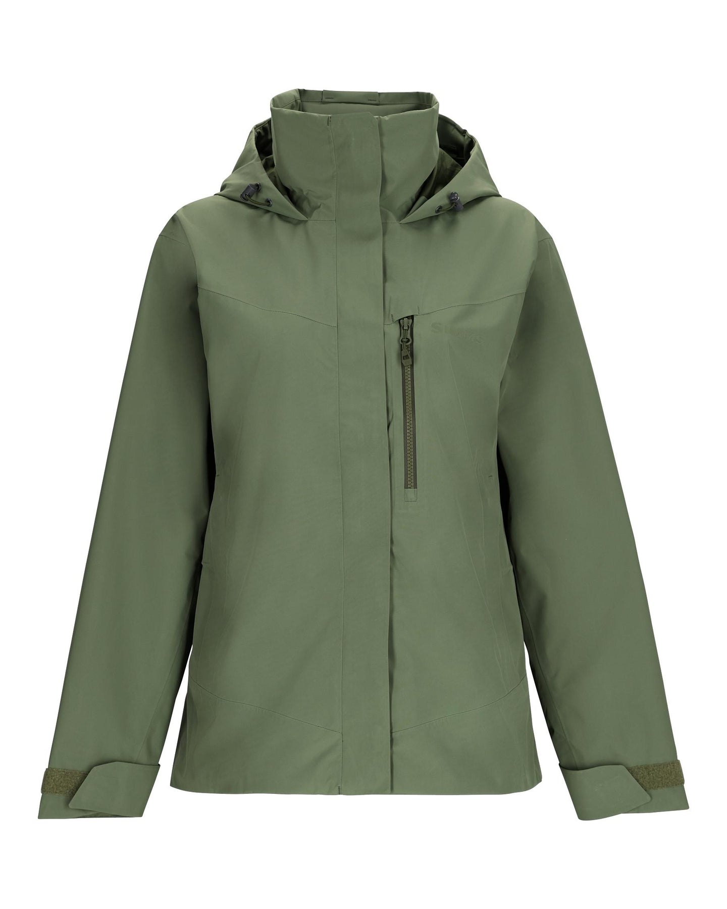 13678-1067-Simms-Challenger-Jacket-Mannequin-S24-Front Dark Clover