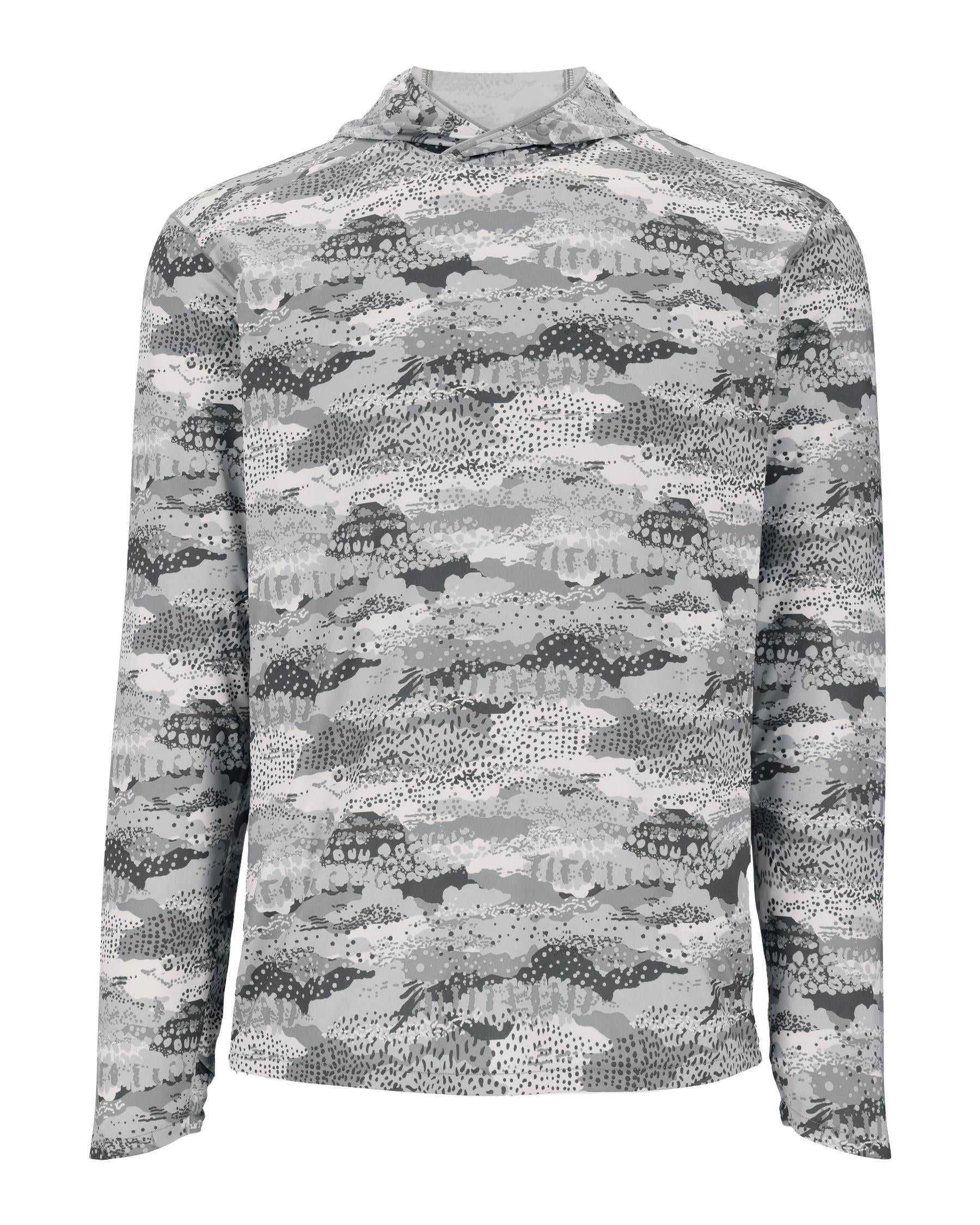 Simms Bugstopper Solarflex Hoody Chemise à Manches Longues Cinder Regiment Camo Cinder Simms Bugstopper Solarflex Hoody Chemise à Manches Longues Cinder Regiment Camo Cinder