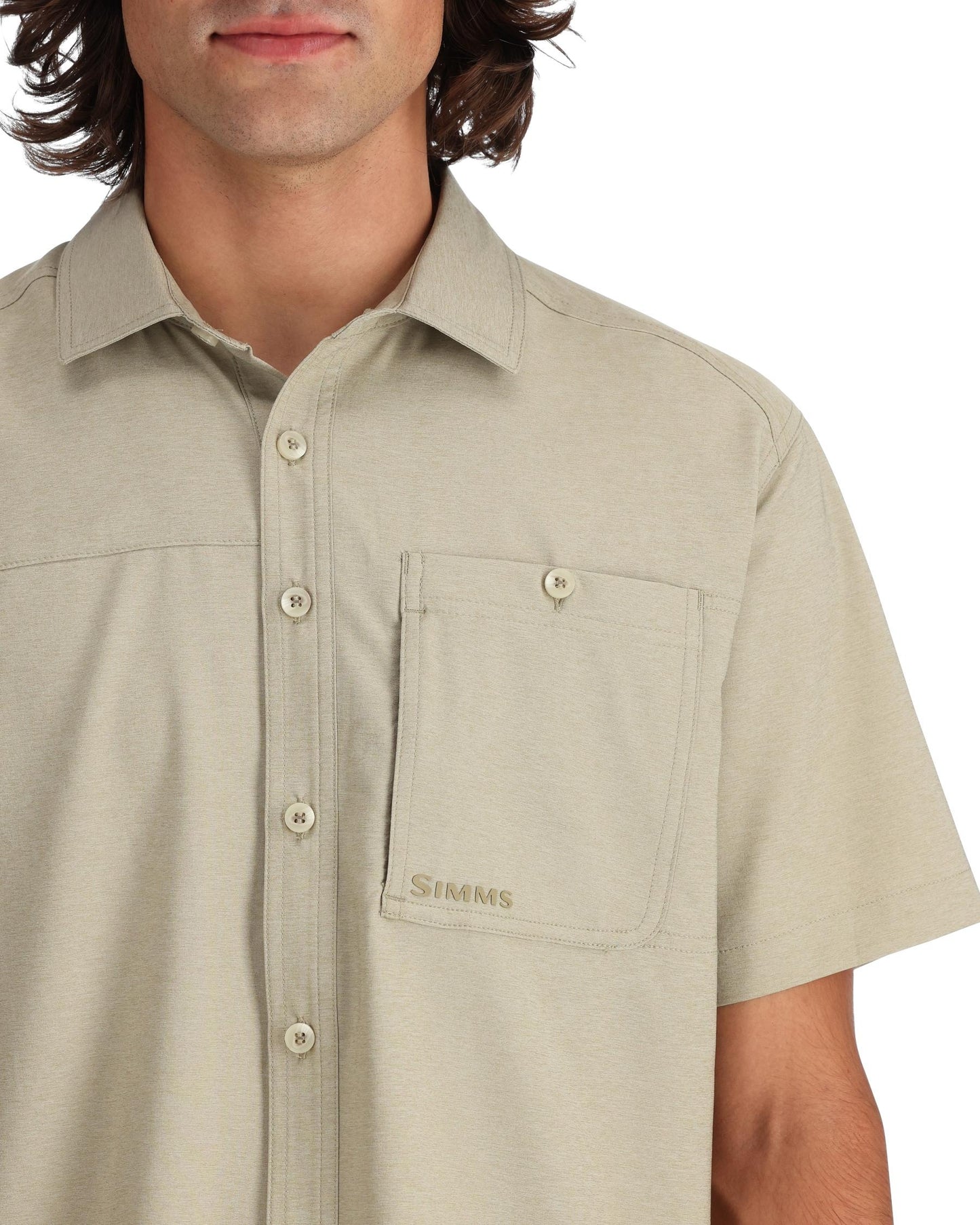 Simms Men Short Sleeve 100% Cotton Fishing Shirts & Tops for sale