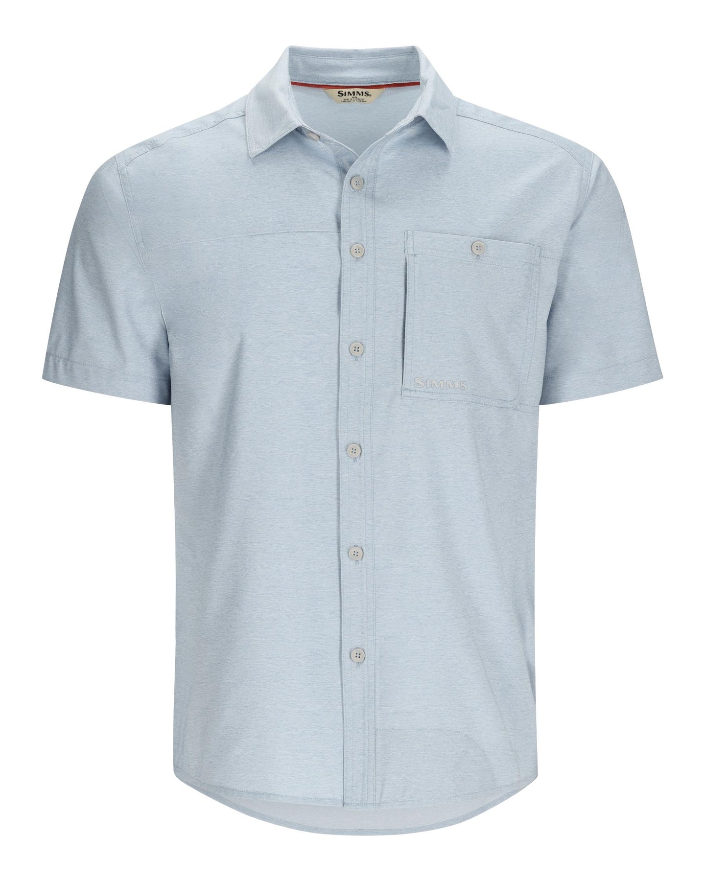 13760-881-Simms-Challenger-SS-Shirt-Mannequin-S24-Front Steel Blue