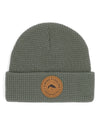 13786-302-Everyday-Waffle-Knit-Beanie-Tabletop-F24-Front Loden