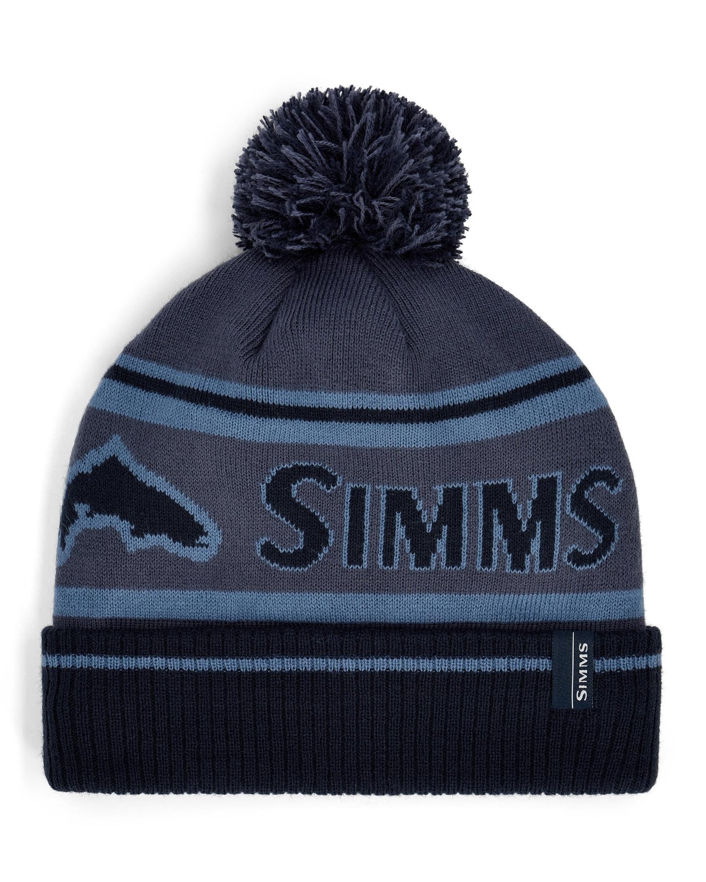 Tip-Up Pom Beanie