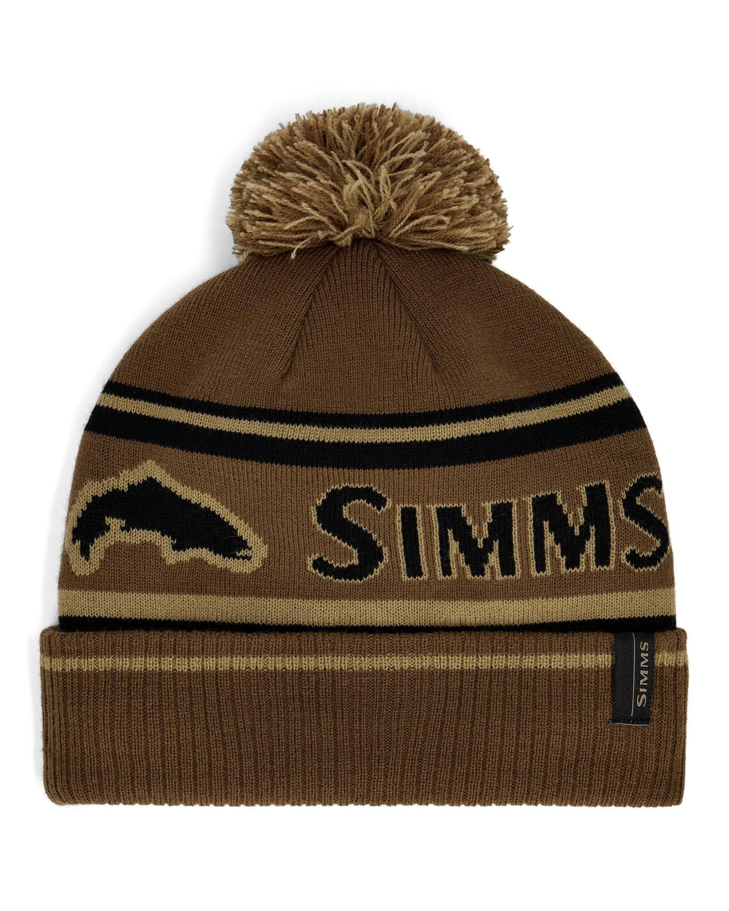 Tip-Up Pom Beanie