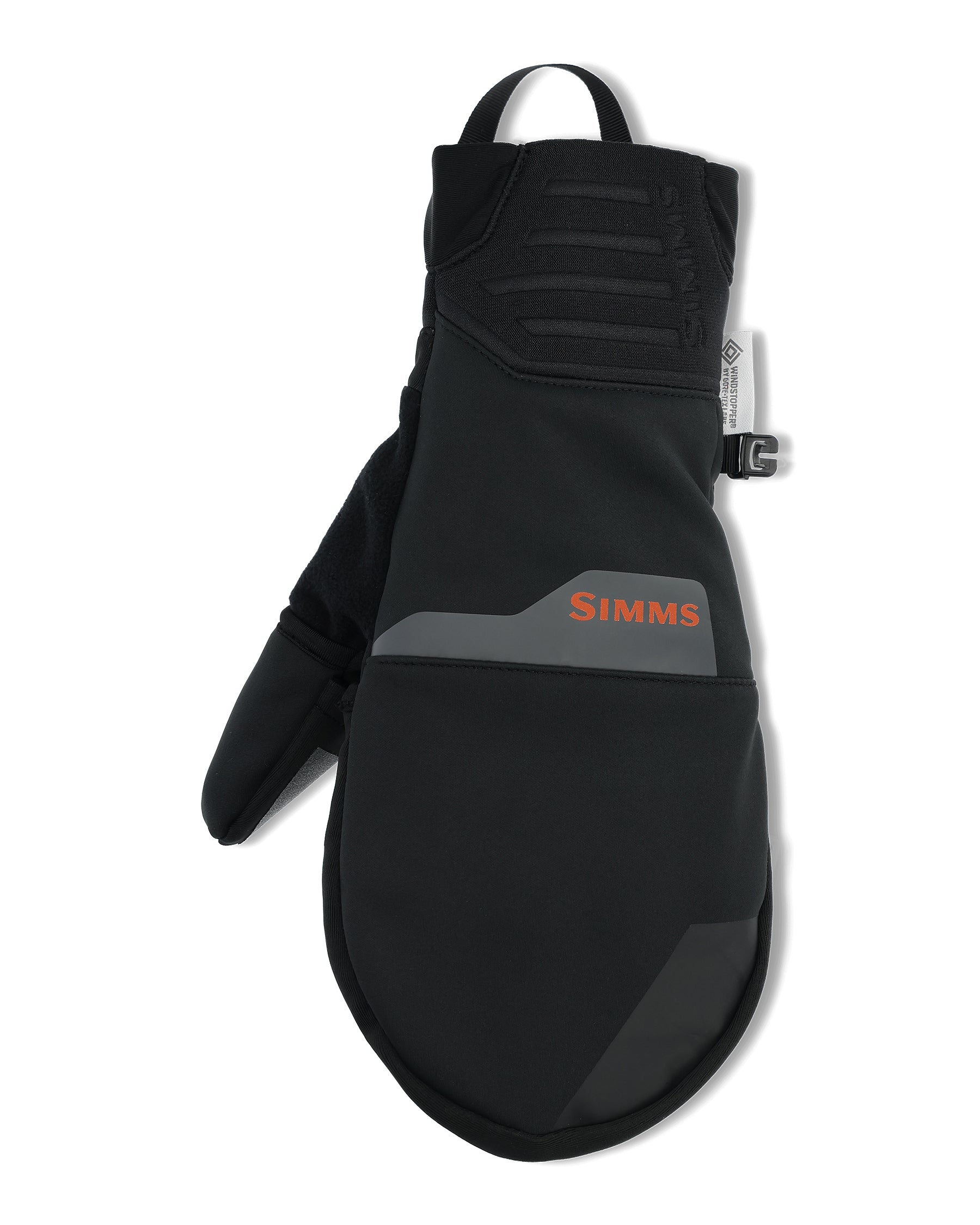 Simms Windstopper Foldover Mitt - Black - L