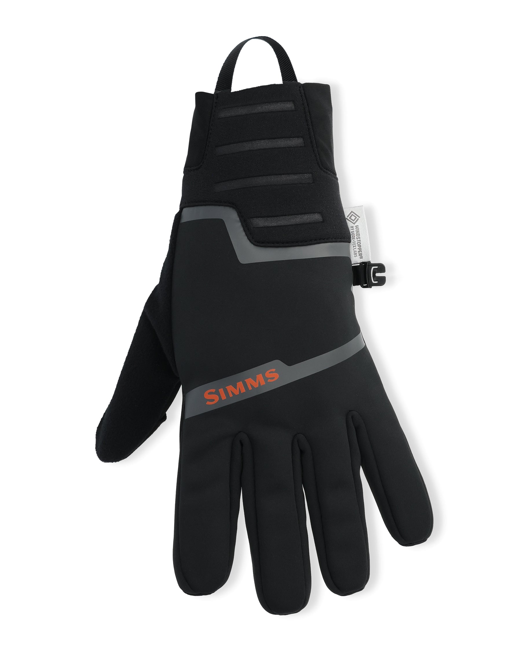 windstopper handschuhe Simms WINDSTOPPER Flex Glove Black / S