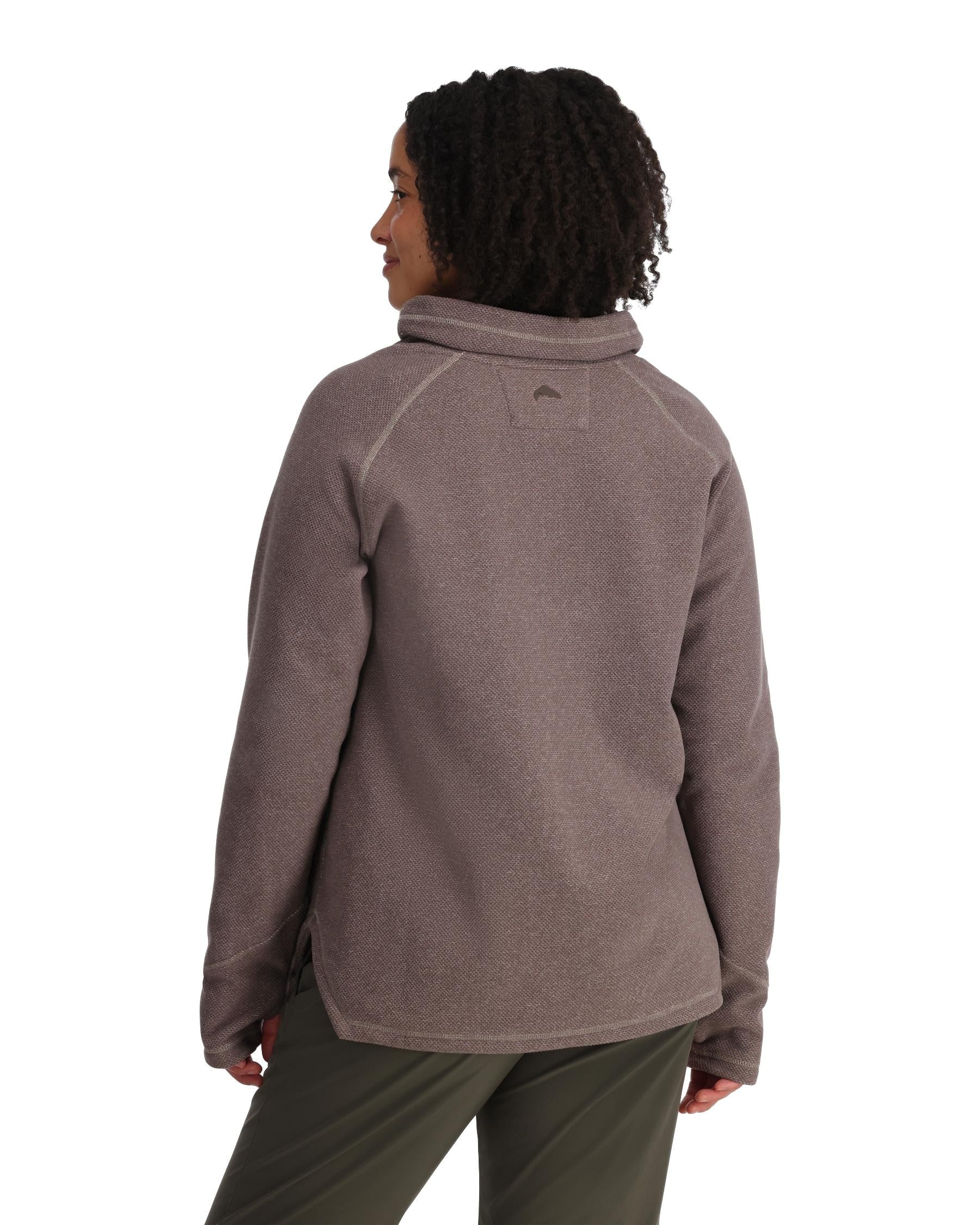 Women's Fleece Fishing Pullover - Rivershed | Simms Fishing Women's Fleece Fishing Pullover - Rivershed | Simms Fishing