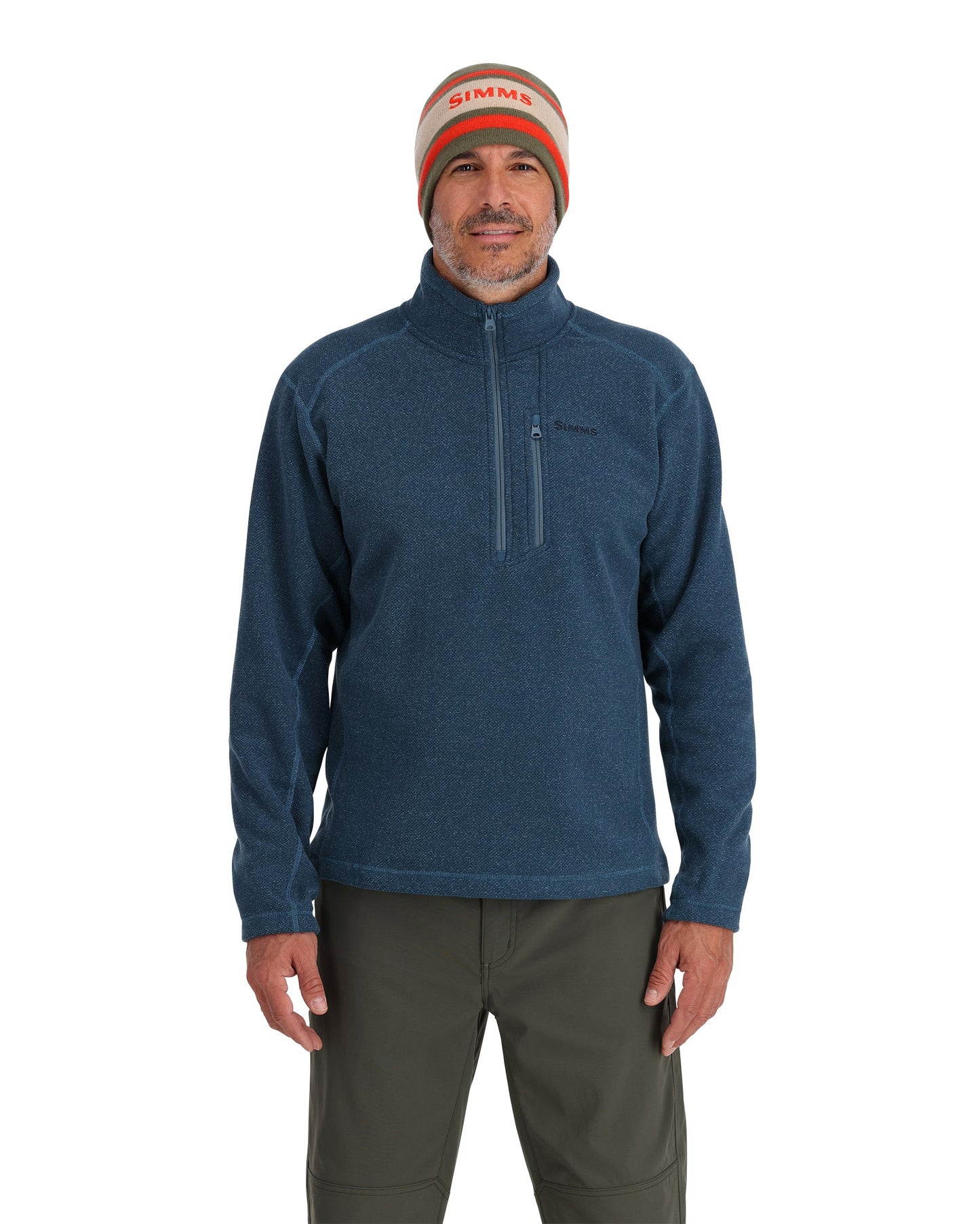 13851-1121-rivershed-half-zip-model-f23-front