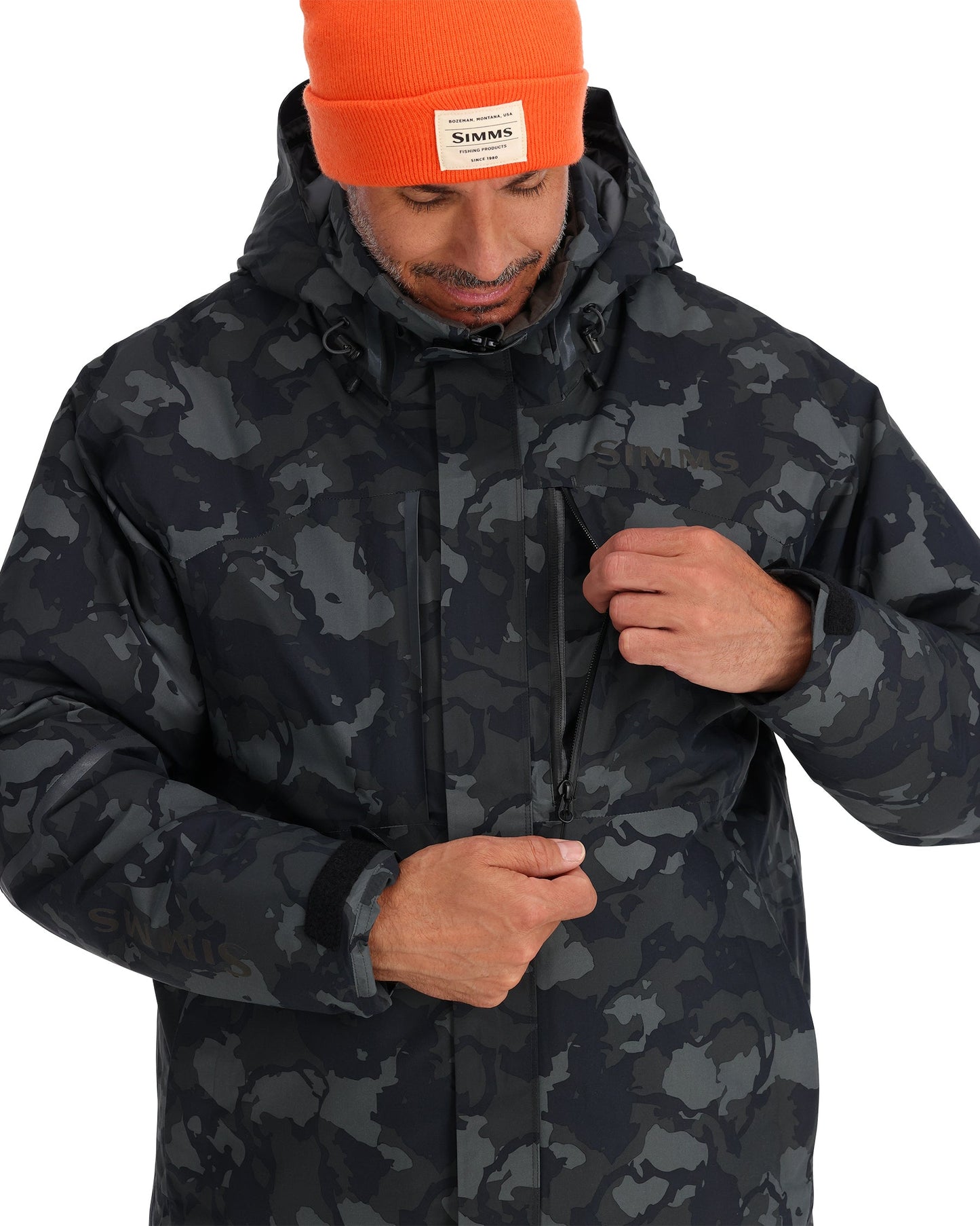 Simms Challenger Jacket Regiment Camo Oliv Drb M M, Categories \ Fly Fishing  Clothing \ Fishing Jackets