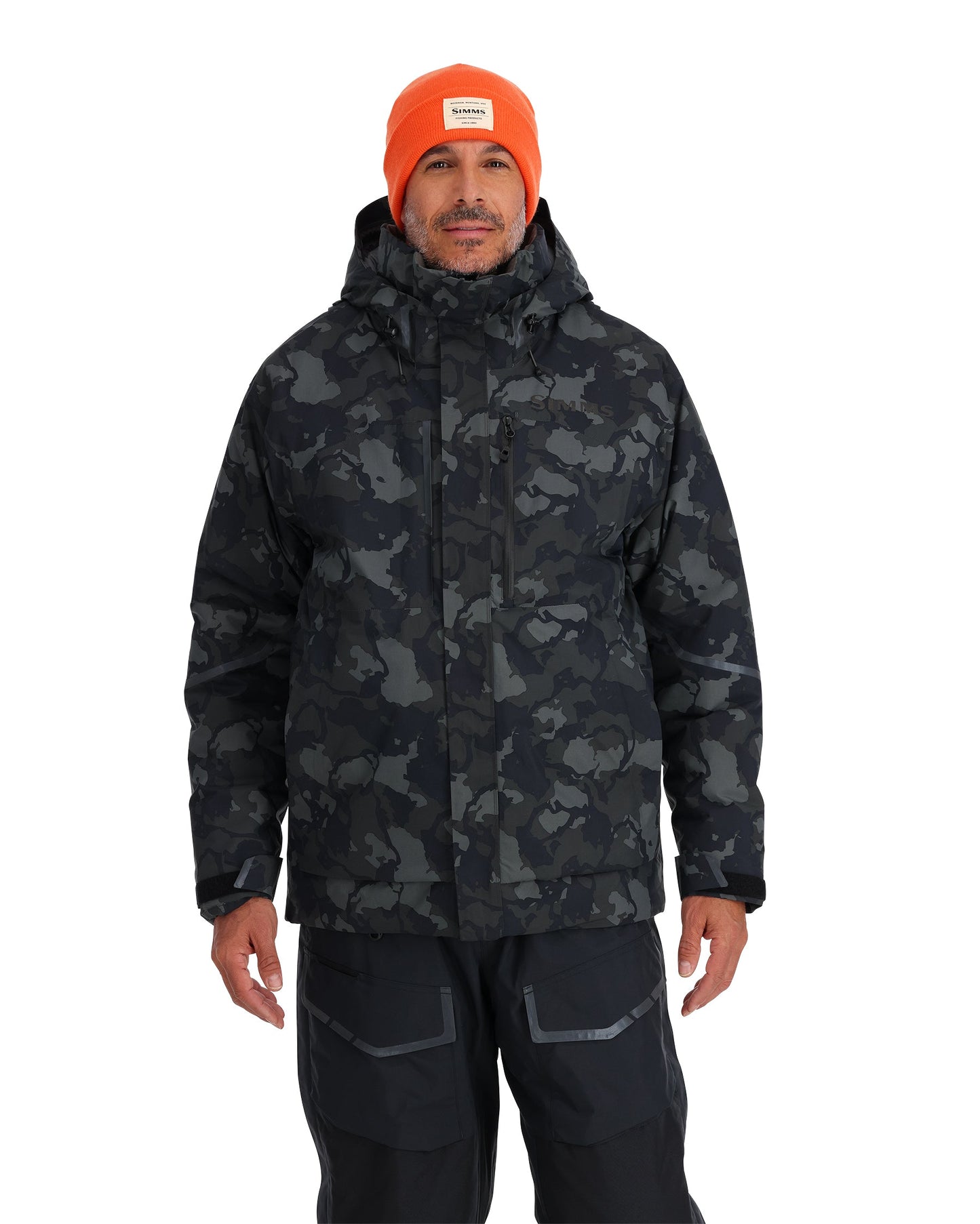 Simms Challenger Insulated Jacket, woodland camo, Fly Fishing