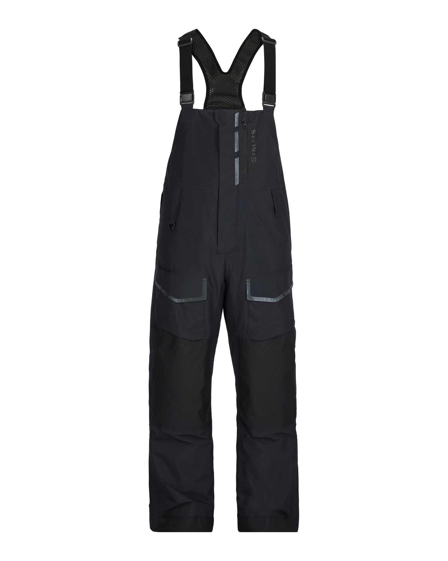 13866-001-simms-challenger-insulated-bib-mannequin-f23-front Black