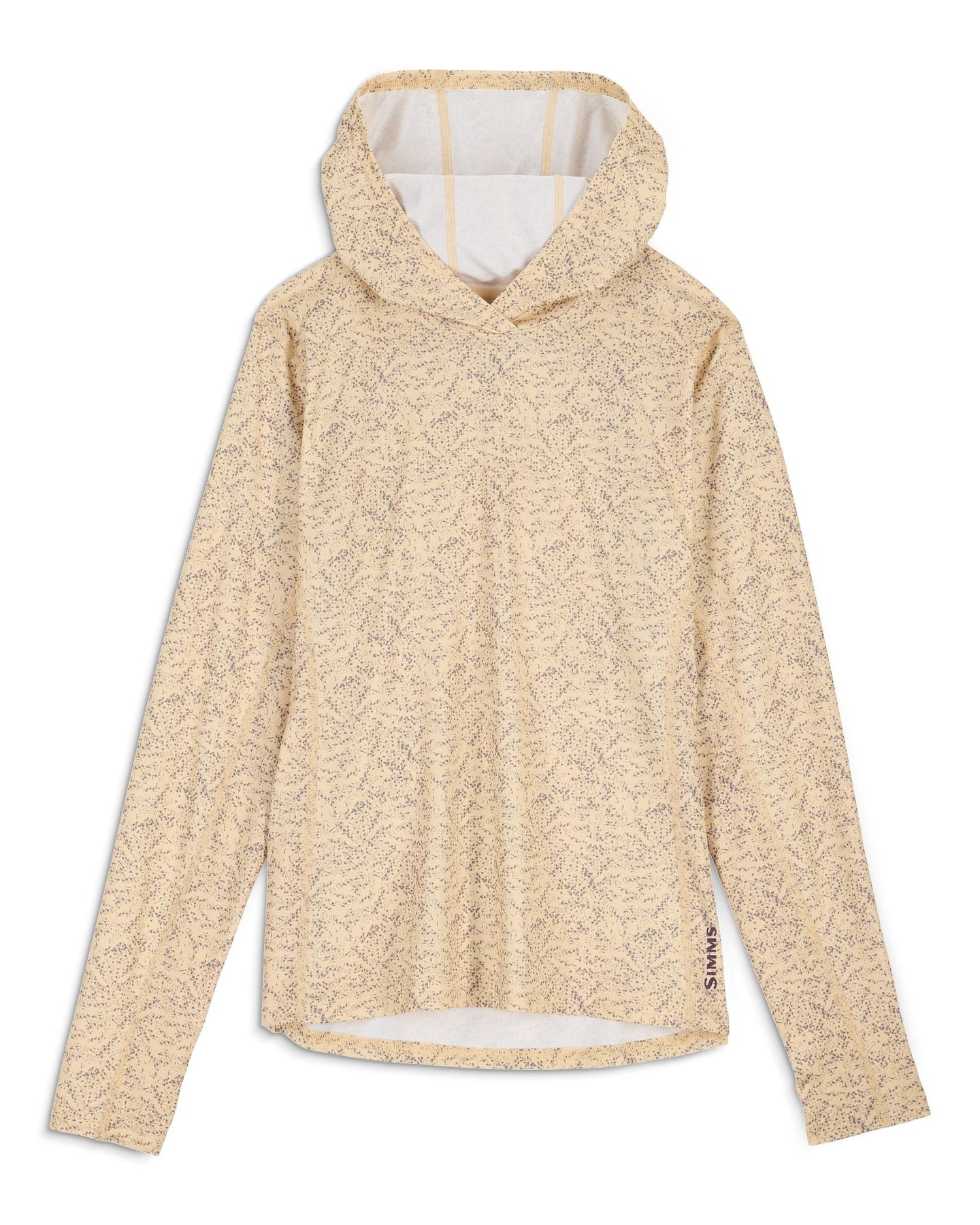 13927-1445-W-S-SIMMS-CHALLENGER-SOLAR-HOODY-Pinboard-S26-Front Geo Grayling