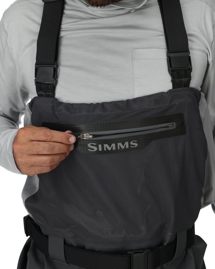 Simms Flyweight Packable Wader  chest pocket