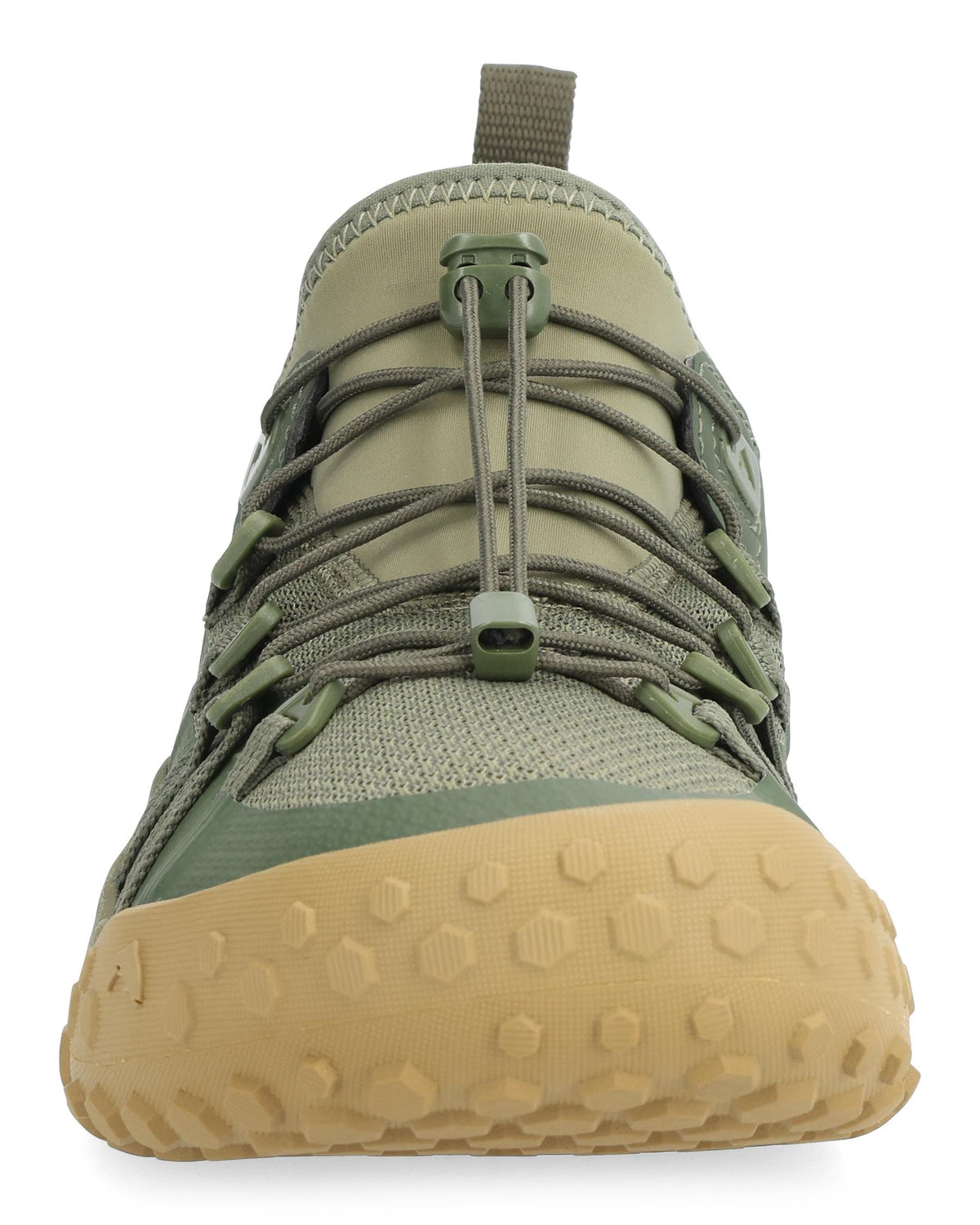 13964-1150-Simms-Pursuit-Shoe-Tabletop-S24-Front Riffle Green