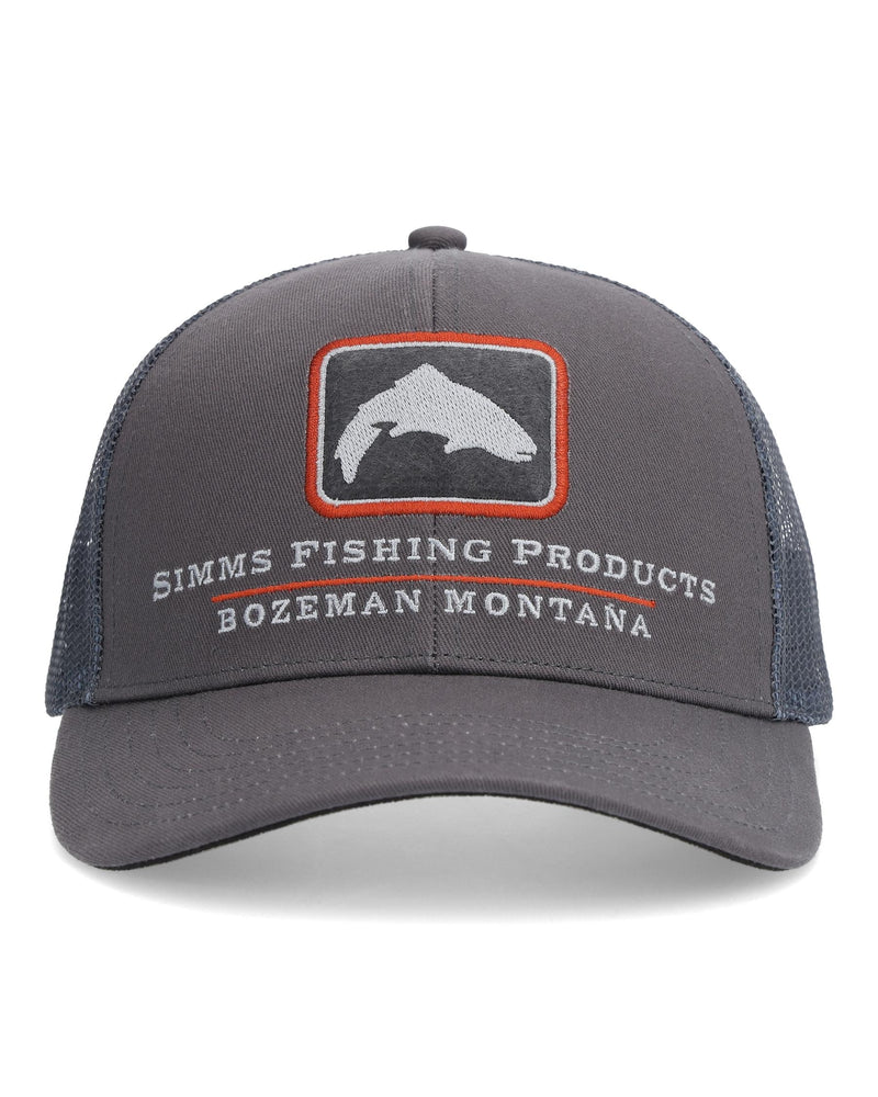 Simms Double Haul Icon Trucker Hat Slate One Size