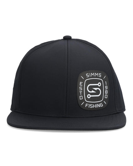 14040-001-Flatbill-Cap-Tabletop-S24-Front Black